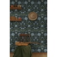 thumbnail image 4 of Nextwall Blue & Sage Honeysuckle Trail Peel And Stick Wallpaper - 20.9 in. W x 18 ft. L Roll, 4 of 10