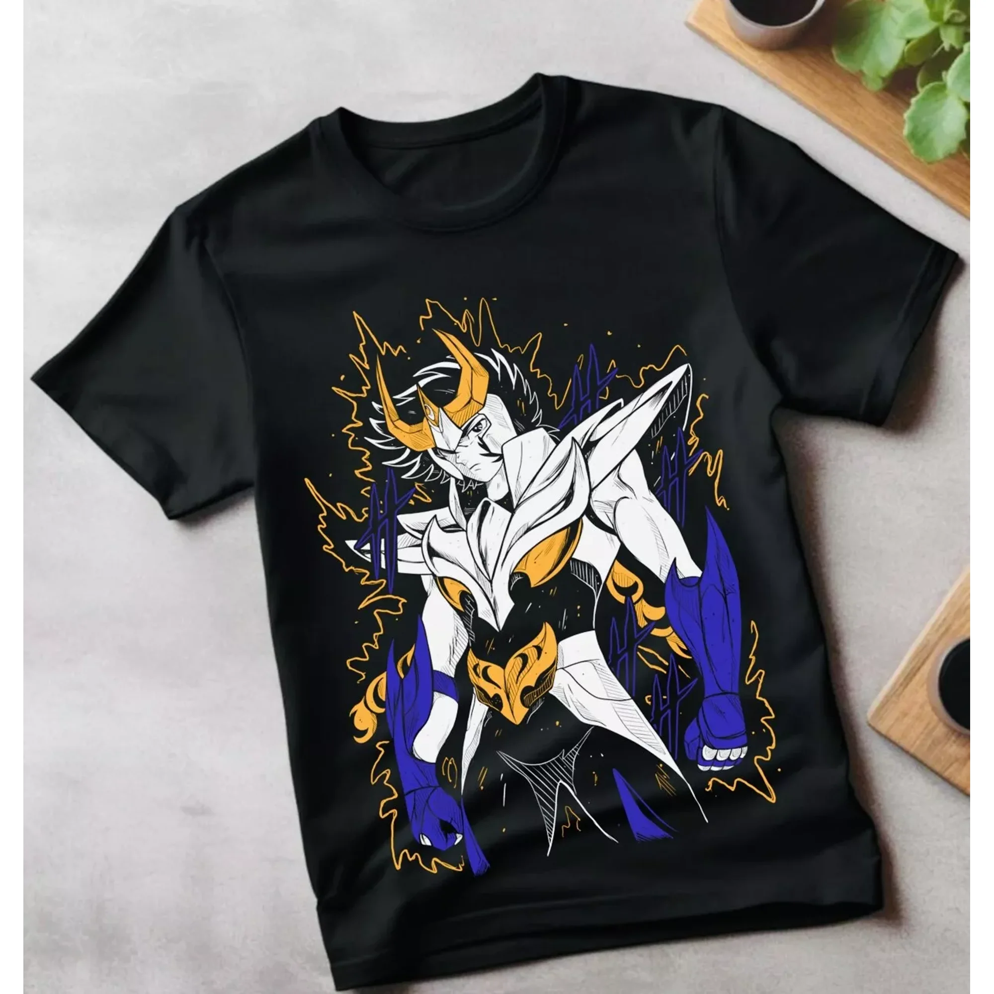 Kurogane Ikki T-shirt Saint Seiy knights of the zodiac manga shun shiryu Shirt