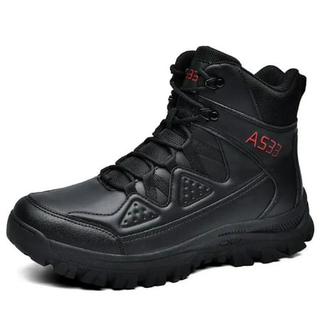 

TUOBKE Men‘s Military Tactical Boots Comfortable Wear-resistant Non-slip Boots For Hiking Climbing