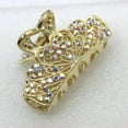 thumbnail image 2 of Faship Sparkling AB Rhinestone Crystal Floral Hair Claw Clips, 2 of 6