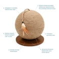 thumbnail image 4 of Juguete para gatos Prevue Pet Products Kitty Power Paws Sphere, 13 cm, 4 of 9