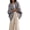 Gray #007, variant on Women Retro Open Front Hoodie Cardigan Oversized Sweatshirt Long Bat Sleeve Patchwork Jackets Fall Trendy Outfit M