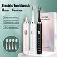 thumbnail image 2 of 8 Speed 4 Brush Head Electric Toothbrush USB Smart Adult Soft Hair Waterproof Teeth Cleaning Set, 2 of 13