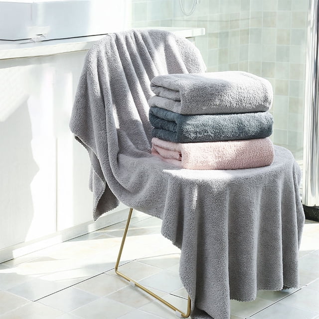unbranded Coral Fleece Towel Absorbente Para Y Cómodo Para Hogar Y