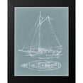 thumbnail image 2 of Harper, Ethan 20x24 Black Modern Framed Museum Art Print Titled - Yacht Sketches IV, 2 of 5