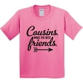thumbnail image 3 of Inktastic Cousins Make the Best Friends with Arrow Youth T-Shirt, 3 of 5