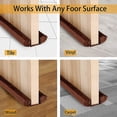 thumbnail image 4 of Draft Door Stopper, Double-Sided For Enhanced Protection, Reduces Light Noise Wind Cold Air Smells, Thicken And Bold Draft Guard For Interior Door, Easy To Install, 4 of 4