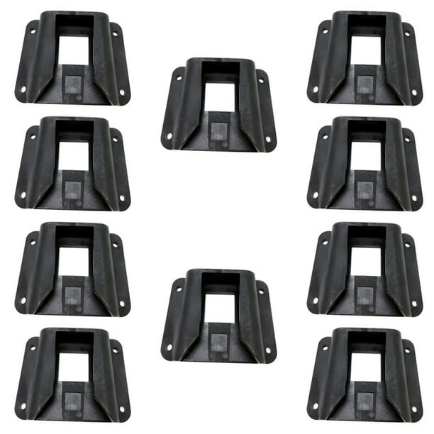 10X Adaptador de Bloque de Portador de Bicicleta para Soporte de Bastidor de Bolsa de Bicicleta Plegable Soporte de Bloque de Portador Delantero de ABS