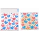 thumbnail image 1 of 100 bolsas rectangulares de plástico OPP de 25 x 33 cm (10" x 13") autosellantes con diseño de corazones para envasar regalos y productos., 1 of 4