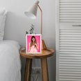 thumbnail image 2 of KAKOWELY post card frame Acrylic Photo Frame Frameless Floating Frames Clear Picture Frame Desktop Picture Display Modern Desk Frames for Living Room Workspace, 2 of 5