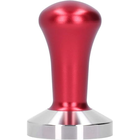 

UMMH Stainless Steel Coffee Tamper Stainless Steel Flat Base Coffee Tamper Pressing Tool Flat Bottom Powder Hand Press Hammer Coffee Making Accessories Kitchen Utensil(Black)