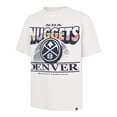 thumbnail image 2 of Men's-'47  White Denver Nuggets City Edition Shifty Foundation T-Shirt, 2 of 3