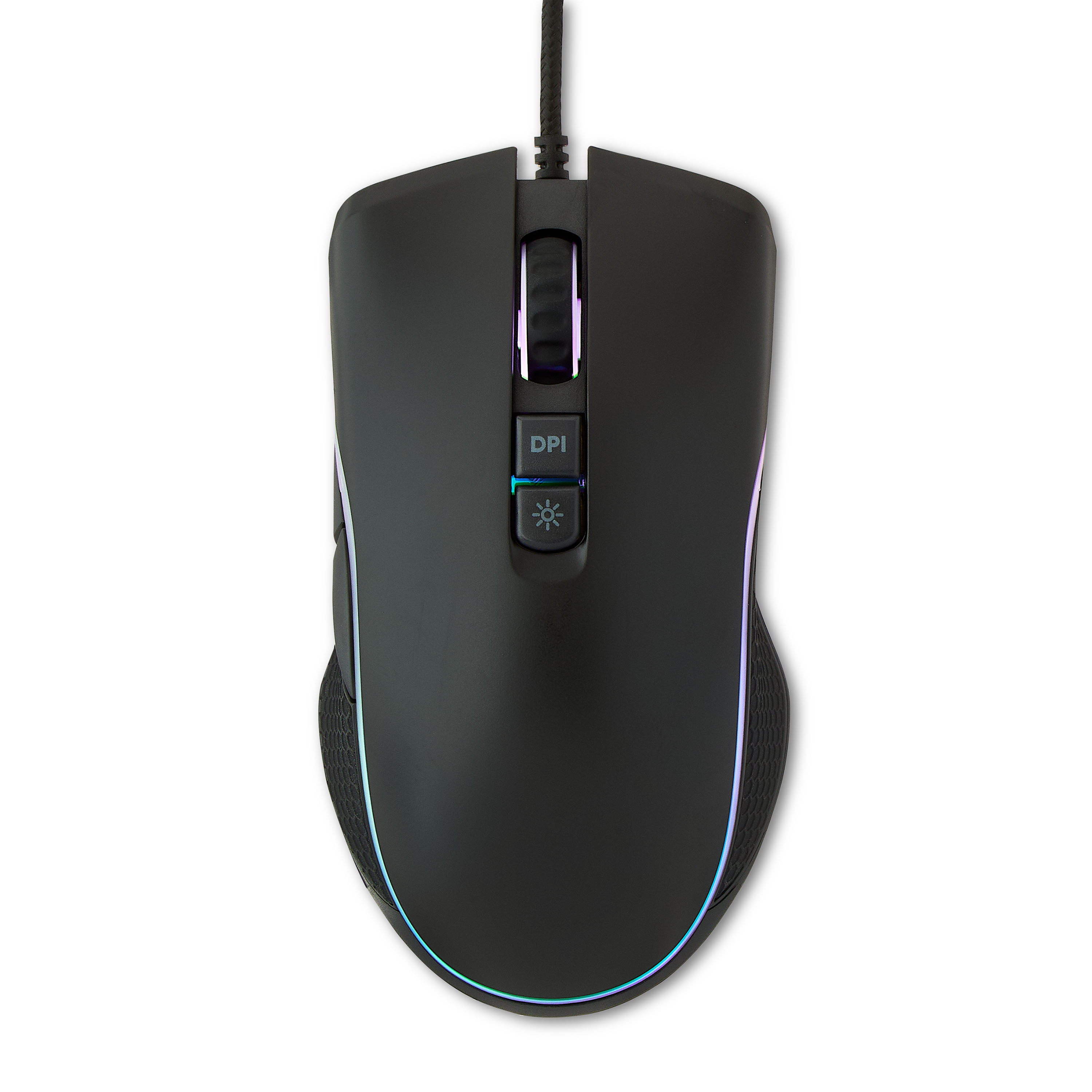 onn Wired USB Gaming Mouse with Adjustable DPI, 7 Buttons, Black photo 7