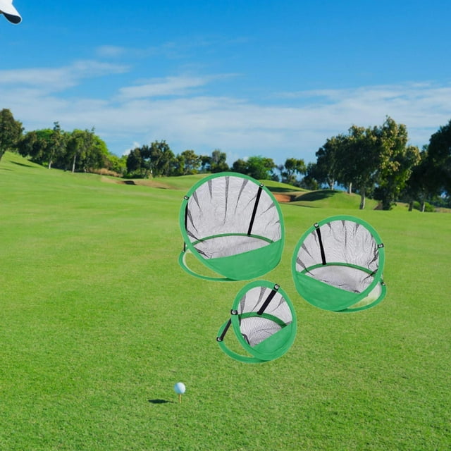 Red de chip para golf Colamx 3x red de entrenamiento plegable