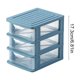 thumbnail image 3 of Drawer Desktop Storage Box Transparent Dusts Free Cosmetic Organizer Multi Layer Stationery Storage Container For Home Office Dorm, 3 of 6