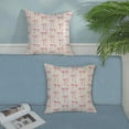 thumbnail image 3 of Pink Bow Pillow Covers 18x18 Inch Set of 2 Modern Aesthetic Pink Throw Pillow Cases Cute Coquette Preppy Cushion Case Girls Room Bedroom Home Decorative Throw Pillows for Couch Sofa Decor, 3 of 7