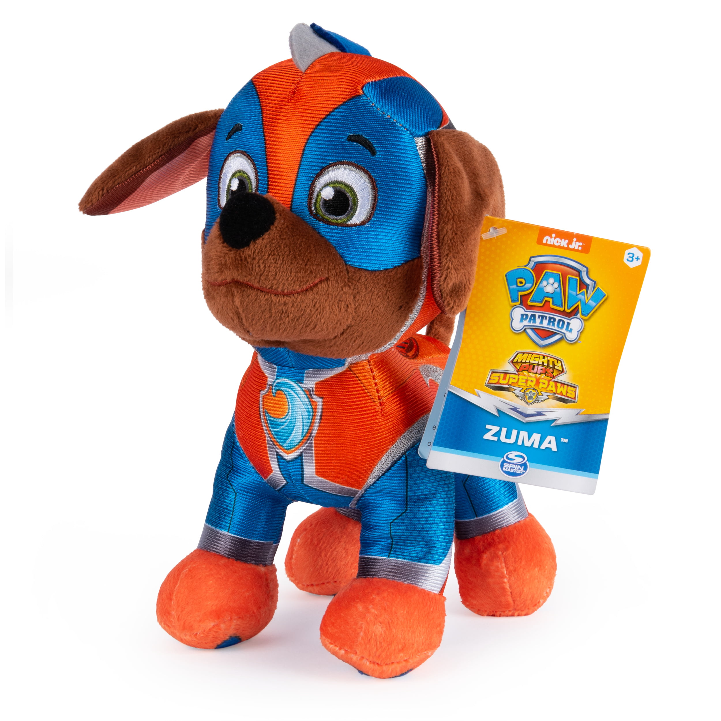 Details about   Spin Master Paw Patrol Super Pups Pup Pals Zuma with Cape Plush /Stuffed 6'' 