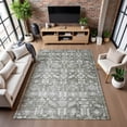 thumbnail image 7 of Addison Rugs Mayfield Premium Machine Washable Transitional Global Pewter Rectangle Rug, 8' x 10', 7 of 7