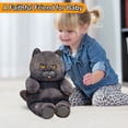 thumbnail image 4 of RUIG Realistic Cat Plush Toy 30CM/11.8 Inches - Stuffed Animal Plushie, Lifelike Stuffed Cat, Soft Plush Toy, Birthday Christmas for Kids,Boys,Girls,Fat Cat Stuffed Toy (Black/White), 4 of 6