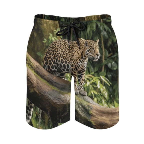 CONZONE Mens Casual Shorts Elastic Waist Drawstring Summer Beach Shorts for Men Graphic Lightweight Loose Fit Outdoor Shorts With Pockets