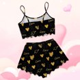thumbnail image 4 of Pajamas for Women Trendy Valentine'S Day Print 2 Piece Sleeveless Top And Shorts Set Womens Pjs, 4 of 4