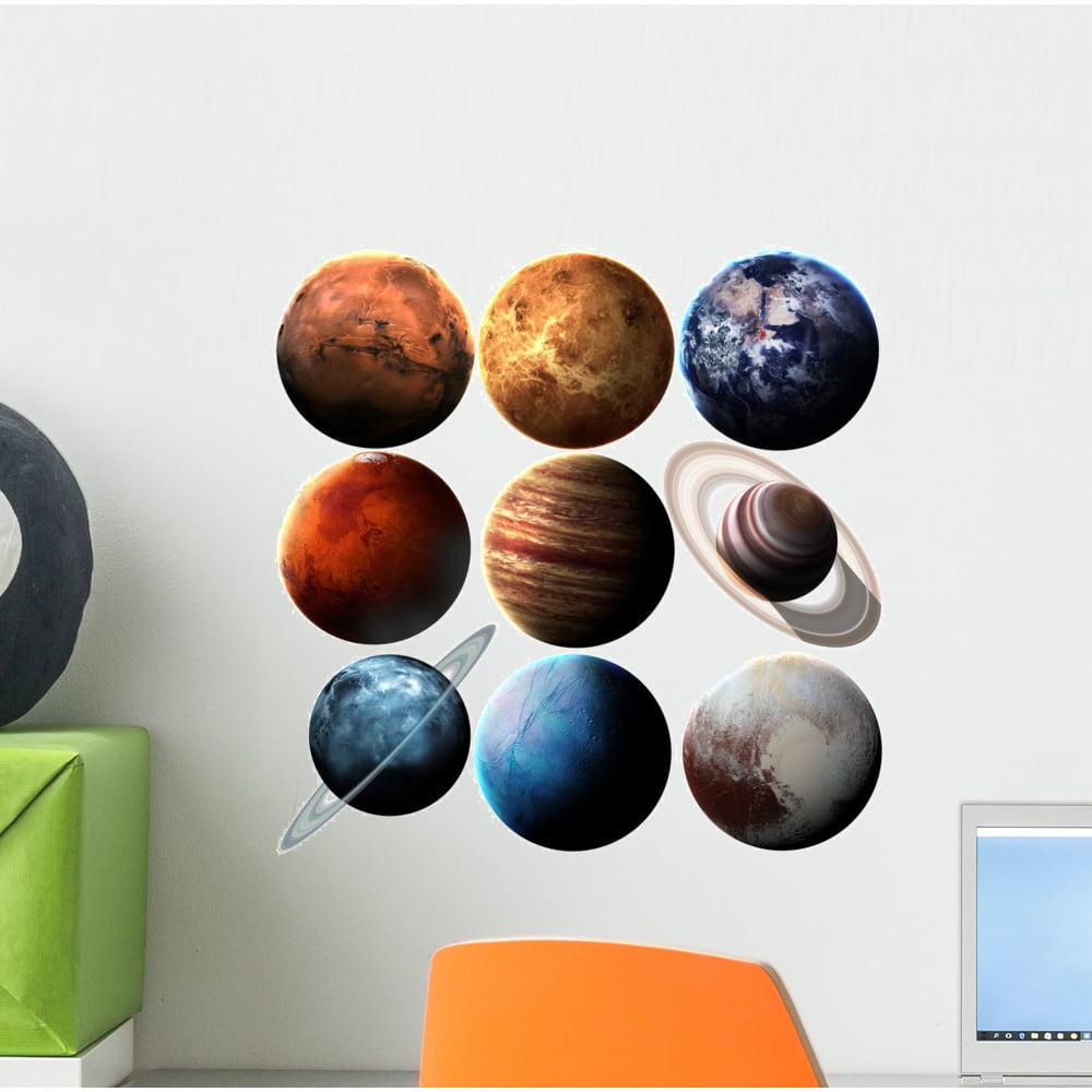 Solar System Wall Decals Hight Quality Solar System Wall Mural Decal Sticker, Wallmonkeys Peel