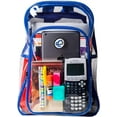 thumbnail image 3 of Case-It Clear Backpack, Blue, 3 of 4