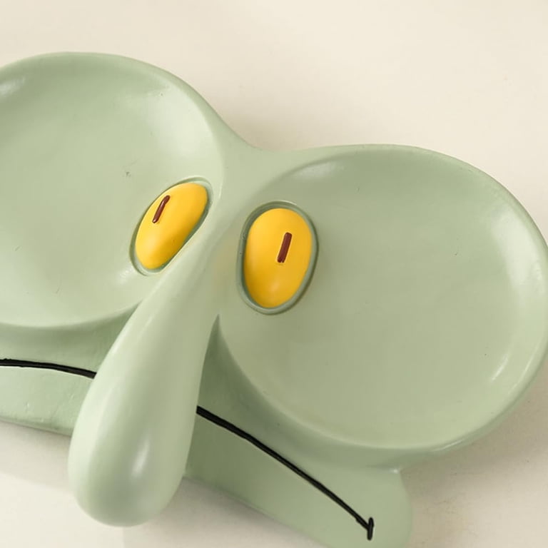 SLGHLSAHG Cute Eyeglasses Holder Stand for Desk,Audit, Squidward
