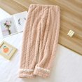 thumbnail image 5 of SWSMCLT Women's Maternity Pajama Pants Postpartum Basic Sleeping Button Front Loose Pj Sleepwear Lounge Sleep Bottoms Pink Small, 5 of 5