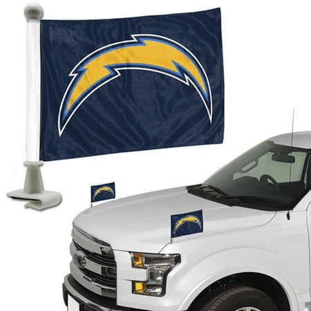 - Los Angeles Chargers Auto Ambassador Flag Set - No Size