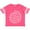 Football Pink and White, variant on Pi Day Pi Numerals in Spiral Boys or Girls Toddler T-Shirt
