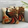 thumbnail image 3 of GOSMITH Vintage Rooster Farmhouse Style Throw Pillow Case, Farmhouse Decor,&nbsp;Farmhouse Home Decor, Farmhouse Front Porch Decor, Rooster Pillows Cover for Sofa Couch Bed, 3 of 5