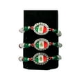 thumbnail image 2 of Mexico Flag Bracelet – Adjustable Unisex Mexico Jewelry Gift for Men and Women – Cultural Pride Wristband - 6Pcs, 2 of 4