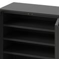 thumbnail image 6 of Craftian 5-Tier Shoe Cabinet with Adjustable Shelves, Metal Shoe Organizer with Doors, Black, 6 of 8