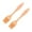Orange, variant on LHNFT 2Pcs Silicone Oil Brush Barbecue Basting Brush Seasoning Sauce Cake Bread Butter Egg Heat Resistant Home Kitchen Baking Cooking Tools