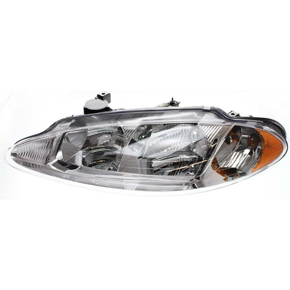 Headlight Compatible With 1998-2004 Dodge Intrepid Chrysler Left Driver Halogen With bulb(s)