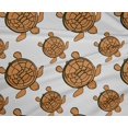 thumbnail image 5 of oneOone Polyester Lycra Rust Brown Fabric Nautical Craft Projects Decor Fabric Printed By The Yard 56 Inch Wide, 5 of 6