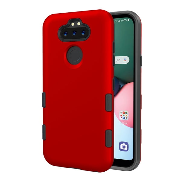LG K31 /Aristo 5 /Fortune 3 Phone Case Dual Layers Hard & TPU Rubber ...