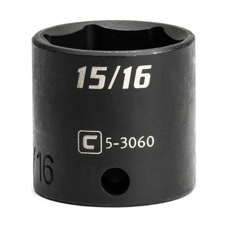 UPC: 0886352530606 | Capri Tools 15/16-Inch Shallow Impact Socket  3/8-Inch Drive  6-Point  SAE