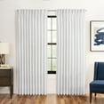 thumbnail image 5 of Waverly Serendipity Pinch Pleat Light-Filtering Window Panel, 25" X 63", White, 5 of 5