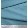 thumbnail image 2 of Soimoi Blue Moss Georgette Fabric Geometric Abstract Fabric Prints By Yard 42 Inch Wide, 2 of 3