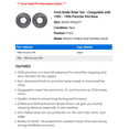 thumbnail image 2 of Front Brake Rotor Set - Compatible with 1983 - 1986 Porsche 944 Base - Dynamic Friction, 2 of 2