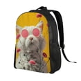 thumbnail image 2 of Fotbe Floral Sunglasses Cat Art Mochila de Viaje para Laptop, Mochila Ejecutiva Delgada y Resistente 15.6", 2 of 8