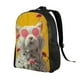 thumbnail image 2 of Fotbe Floral Sunglasses Cat Art Mochila de Viaje para Laptop, Mochila Ejecutiva Delgada y Resistente 15.6", 2 of 8