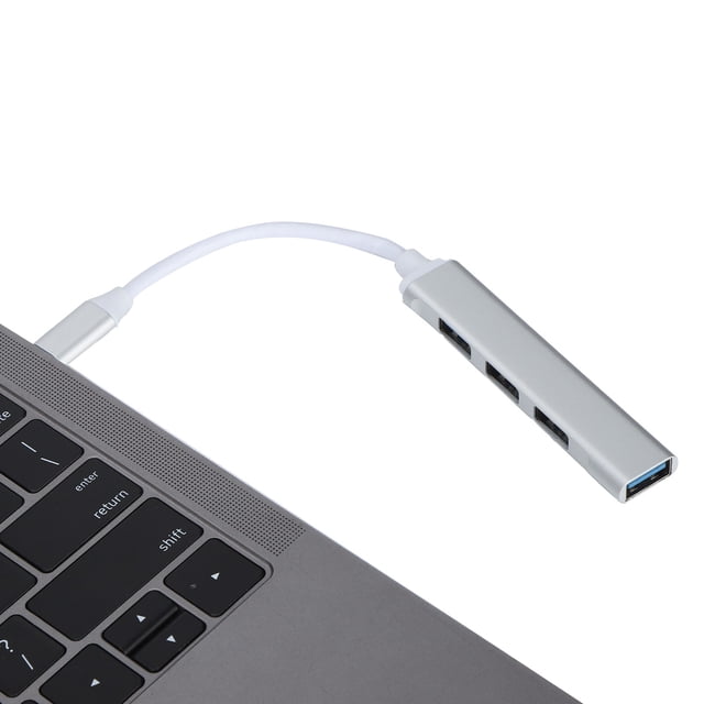 HUB Interface Type-C, HUB USB C 4 Ports Type-C vers USB 2.0/3.0 Plug and Play HUB USB Type C HUB Type-C vers USB HUB pour Ordinateur pour Téléphone pour Ordinateur Portable