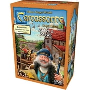 Carcassonne Strategy Board Game Abbey & Mayor Expansion 5 for Ages 7+ by Asmodee