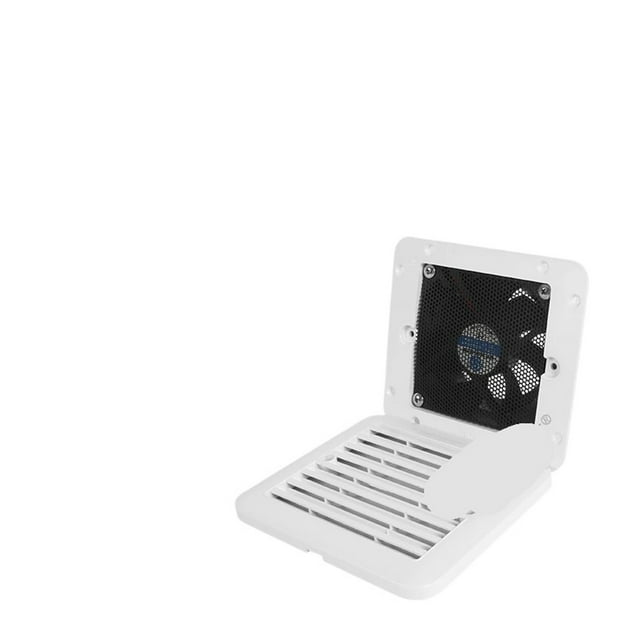 Ventilateur d'Extraction Latéral pour RV, Ventilateur de Refroidissement pour Réfrigérateur, Grille à Persiennes