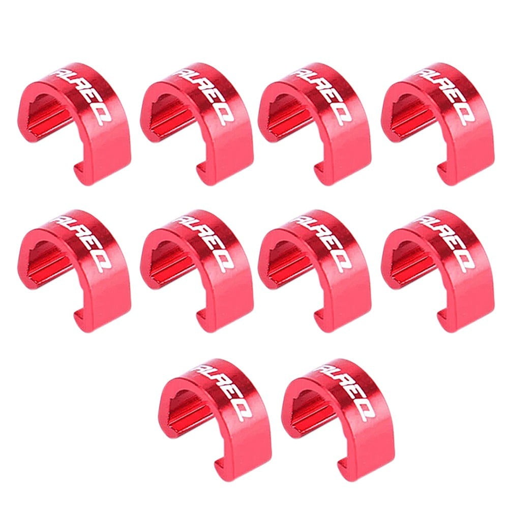 New 10Pcs Bike Bicycle MTB C-Clips Buckle Hose Brake Gear Cable