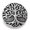 Gray, variant on Snap Jewelry 18MM Green Family Tree Ginger Charm with Rhinestone Accents
