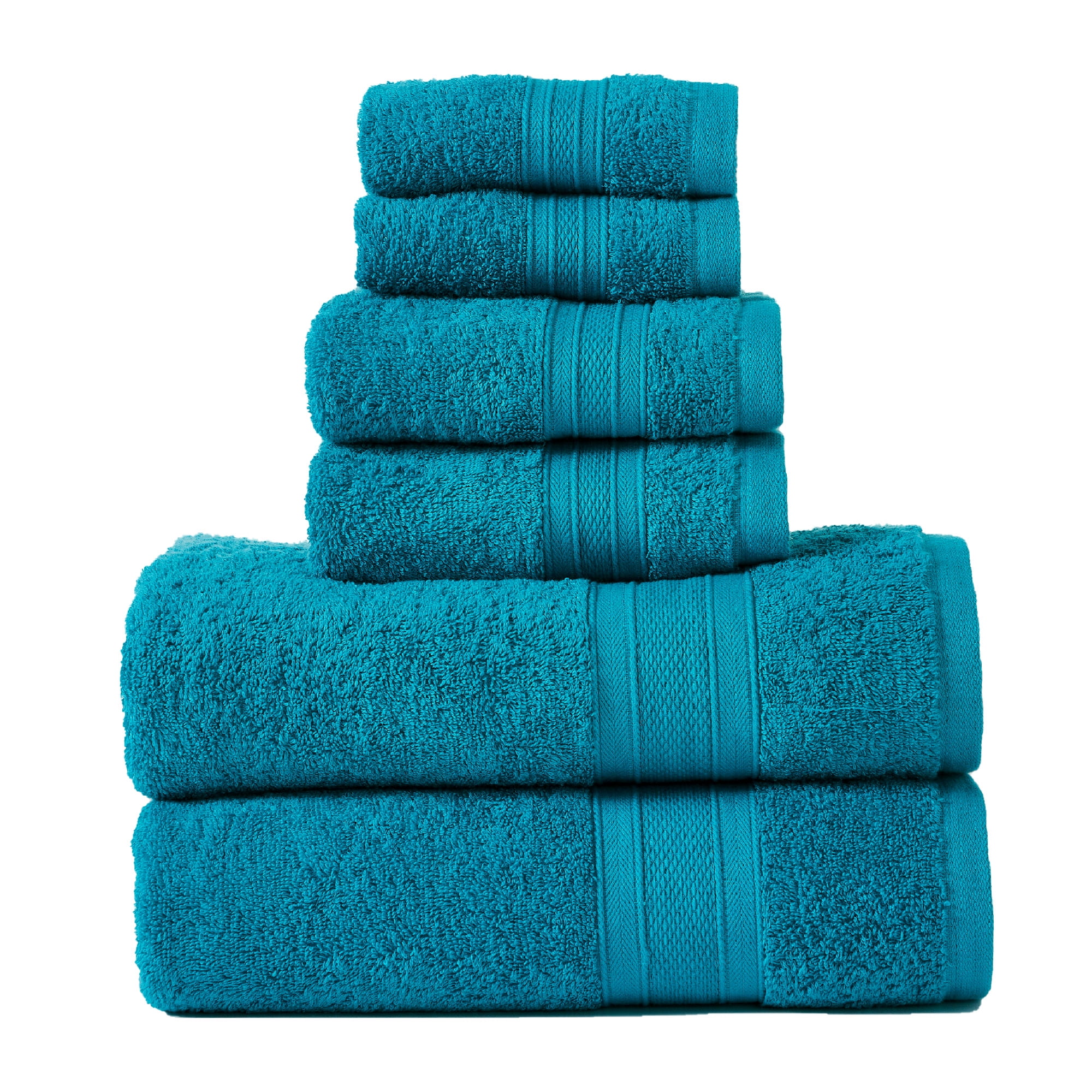 Trident Soft and Plush 6 Piece Towel Set (2 Bath Towels 2 Hand Towels Trident Soft and Plush 6 Piece Towel Set (2 Bath Towels 2 Hand Towels